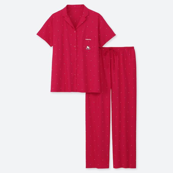 Đồ bộ Pijama Hello Kitty UNIQLO-Đỏ