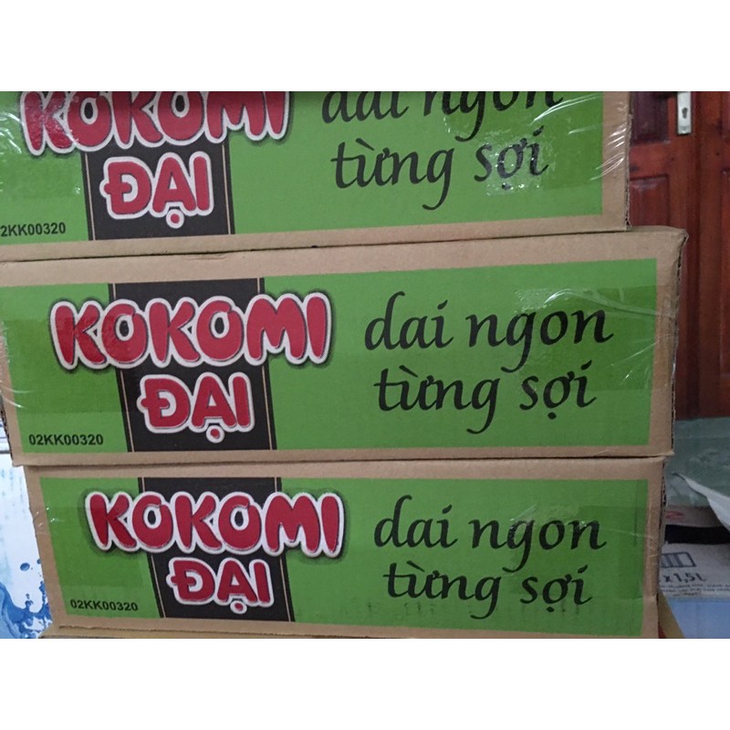 Thùng mì tôm kokomi đại 75g bò hầm rau thơm