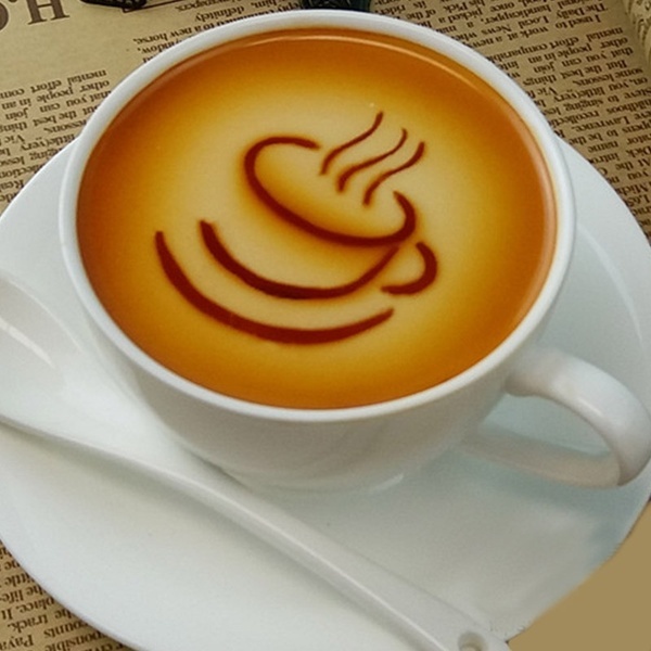 Set 16 khuôn rắc bột trang trí cà phê họa tiết độc đáo