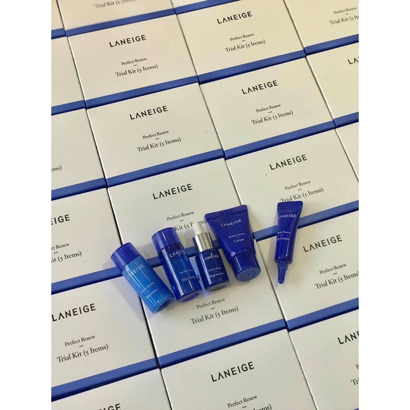 Kit dưỡng da Laneige Perfect Renew Trial Kit 5 Items