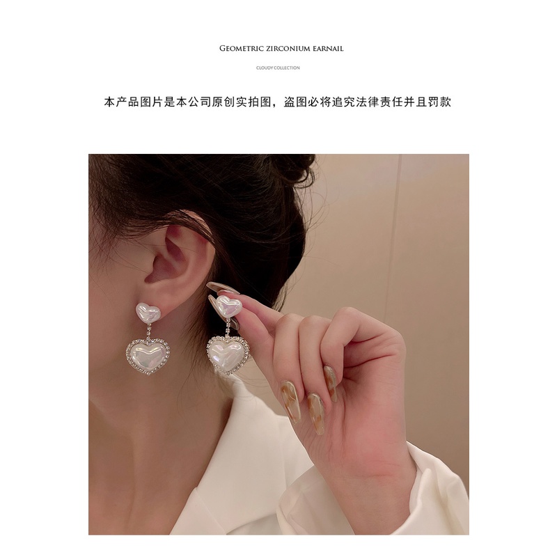 Bông Tai Đính Ngọc Trai Giả Nhiều Màu 2022 Thời Trang Nữ