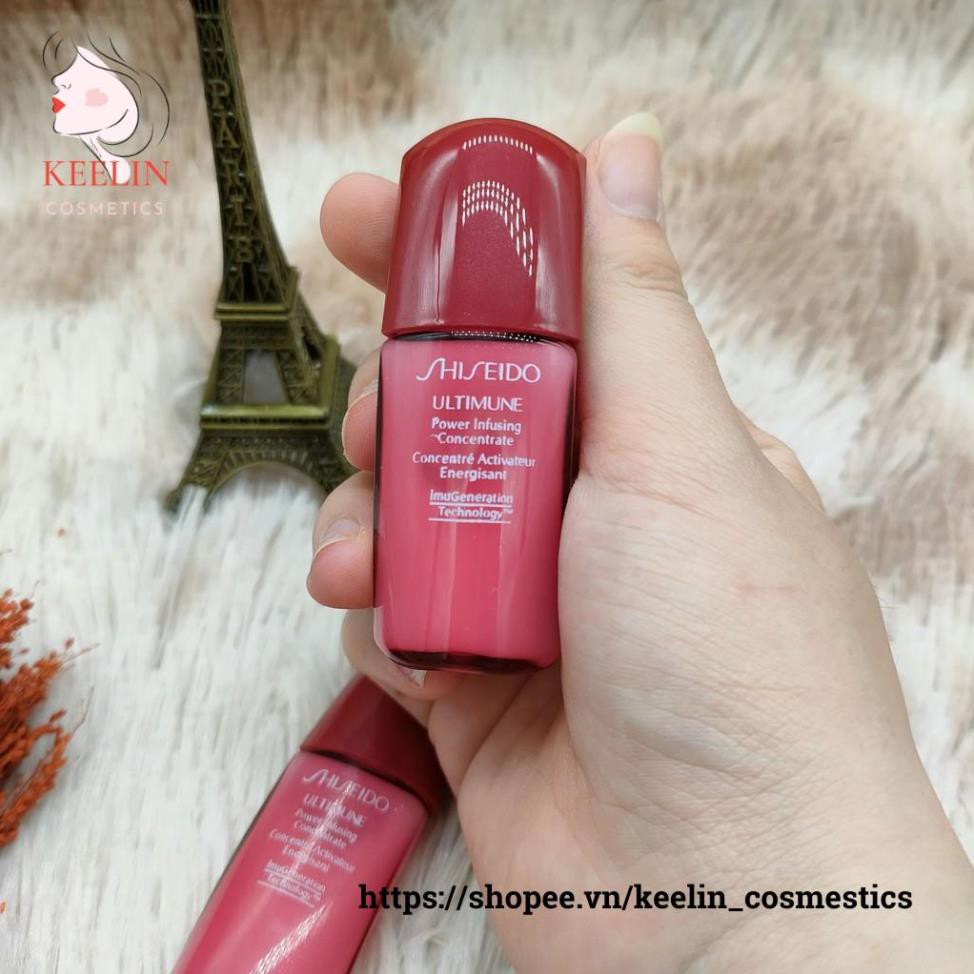 Tinh Chất Dưỡng Da Shiseido Ultimune Power Infusing Concentrate 10ml - bảo vệ làn da khỏe mạnh rạng rỡ