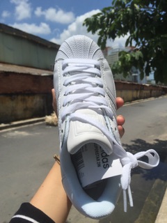 Adidas superstar all white