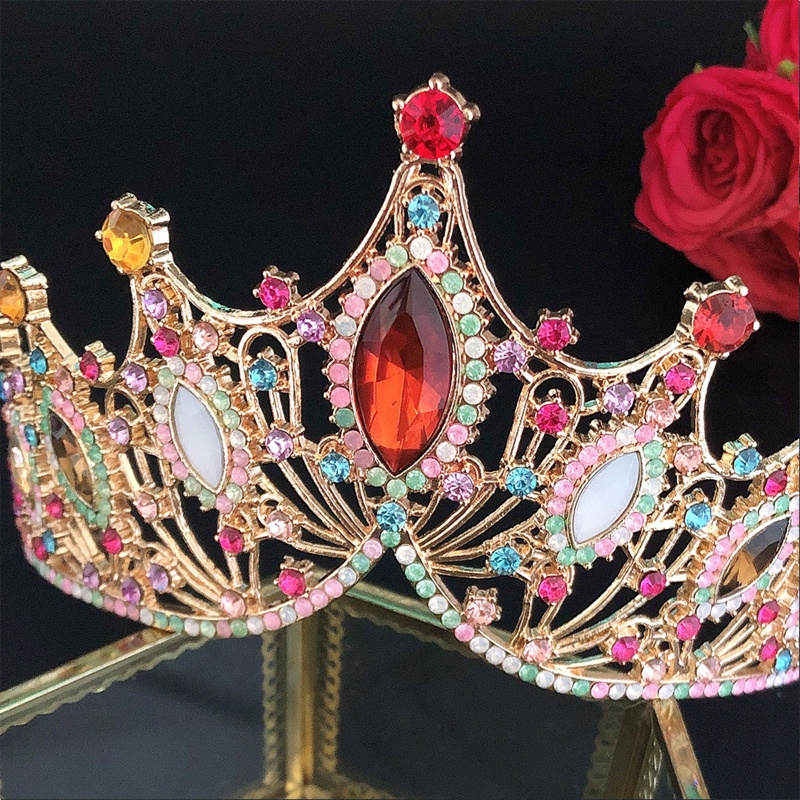 Vương Miện Đội Đầu Cô Dâu Đính Đá Sang Trọng