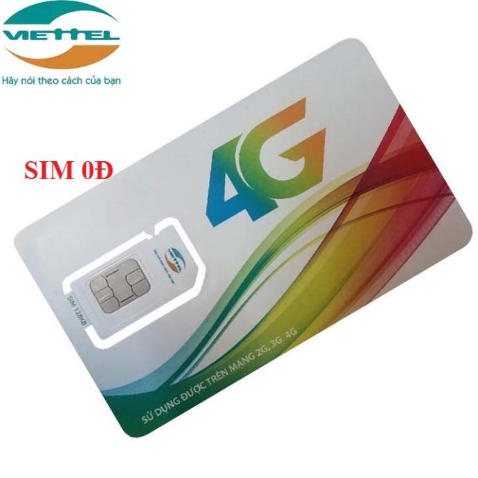 Sim Viettel CHƯA KÍCH + SIM ĐÃ KÍCH TÀI KHOẢN 0Đ