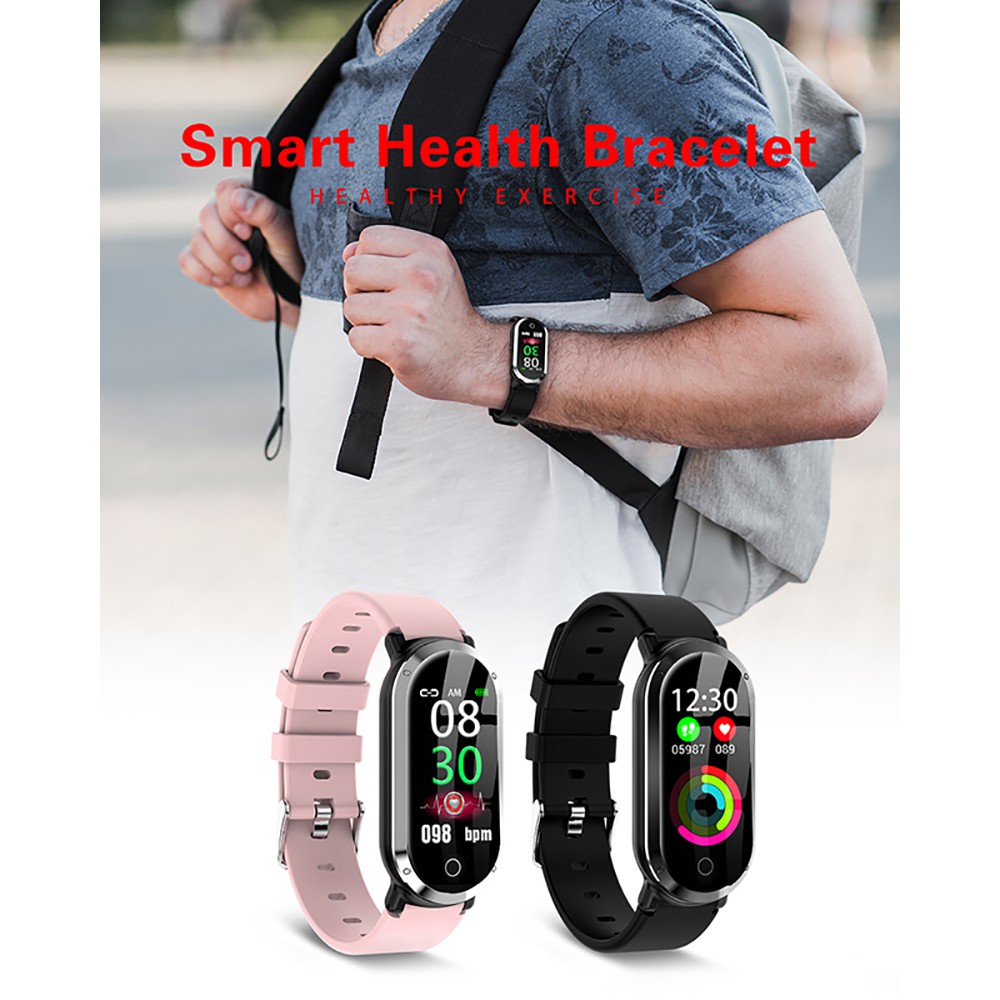 Ready Stock💖Fashion Women Smart Bracelet Bluetooth Waterproof Smart Wrist Watch HR BP Monitor Sport Fitness Tracker