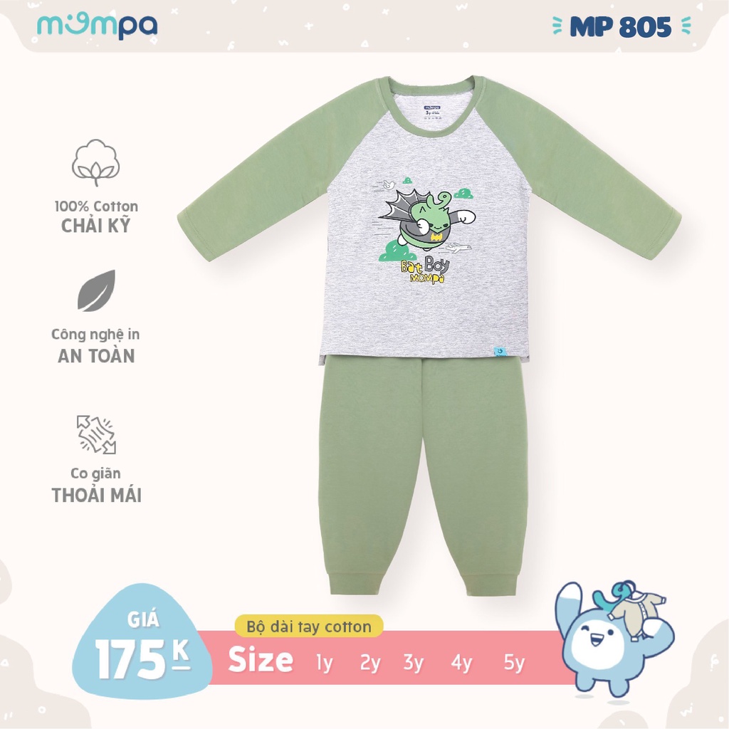 Bộ dài tay cotton mompa MP 805