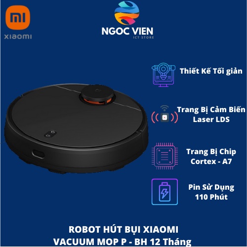 Robot Hút Bụi Xiaomi Mi Robot Vacuum Mop P - Bản Quốc Tế - Hàng Chính Hãng - Phân Phối Bởi DIGIWORLD