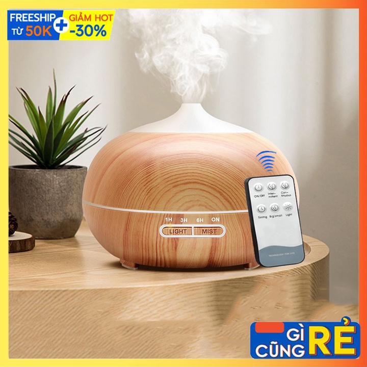 Đèn Xông Tinh Dầu Đèn LED 7 Màu