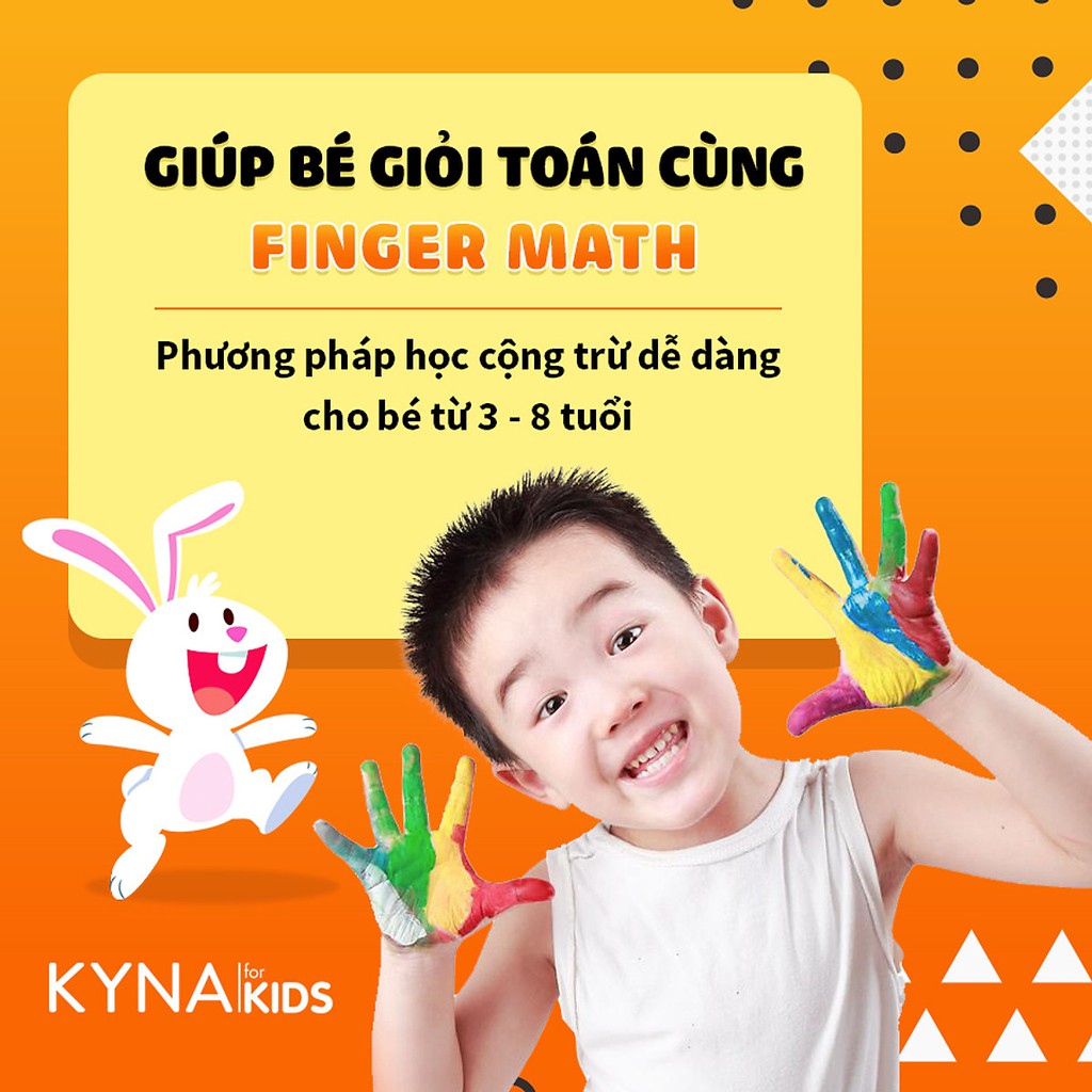 FINGER MATH - Thẻ học Toán tư duy cho bé 3-8 tuổi