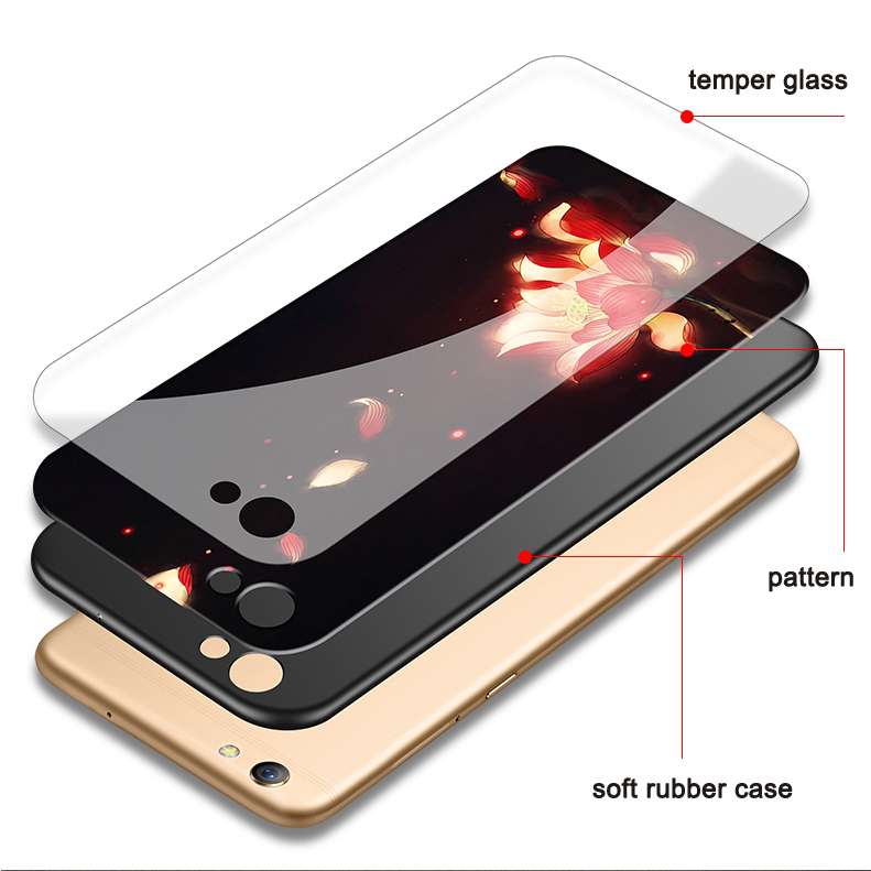 Ốp Điện Thoại Mặt Kính Cường Lực Kèm Dây Đeo Cho Oppo Realme 7 Pro | BigBuy360 - bigbuy360.vn