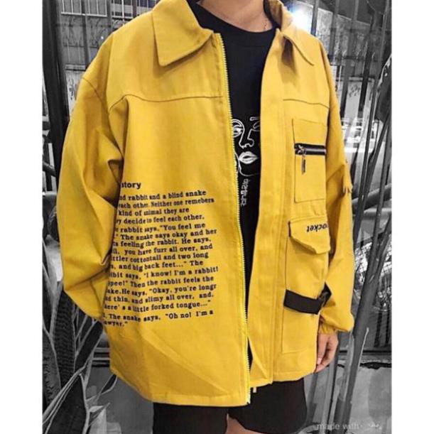 Áo Khoác Kaki Unisex Nam Nữ Jacket - Chất kaki mịn đẹp 2 lớp có lót thời trang kMG