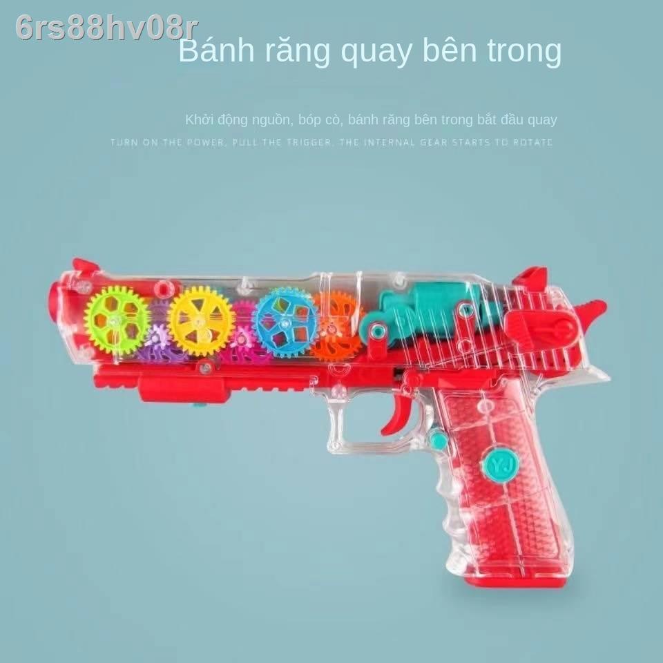 ☈bánh răng chiếu trẻ em Súng đồ chơi xoay phổ quát BMW i8 xe buýt quay trong suốt khiêu vũ Mô hình mô phỏng