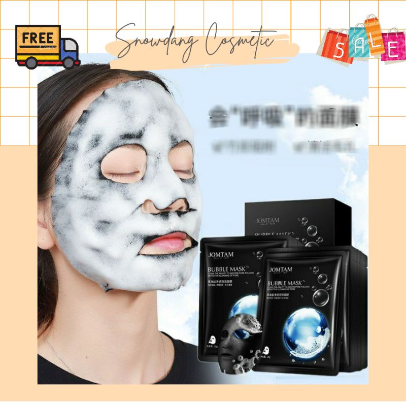 Mặt Nạ Sủi Bọt Thải Độc JOMTAM Bubble Mask Dưỡng Ẩm, Làm sạch da