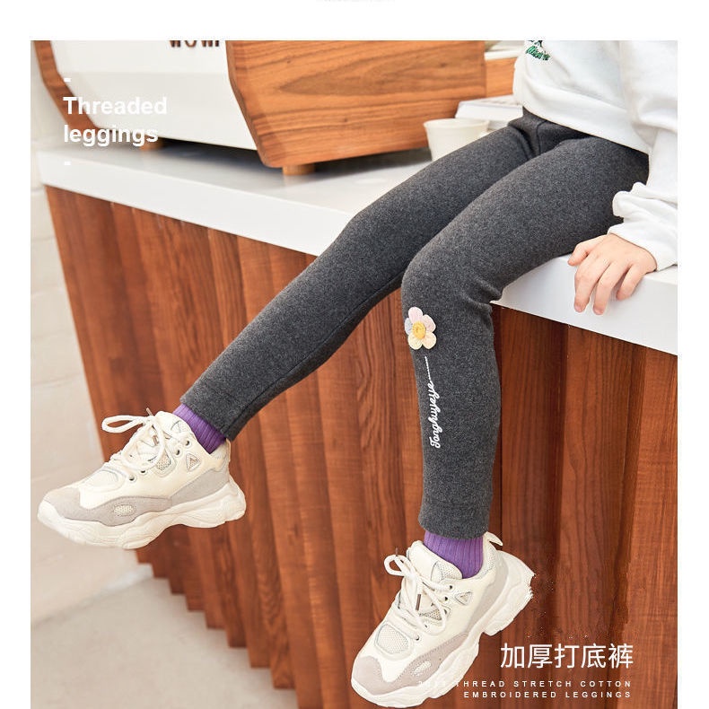 Quần legging co giãn thu đông mới cho bé gái