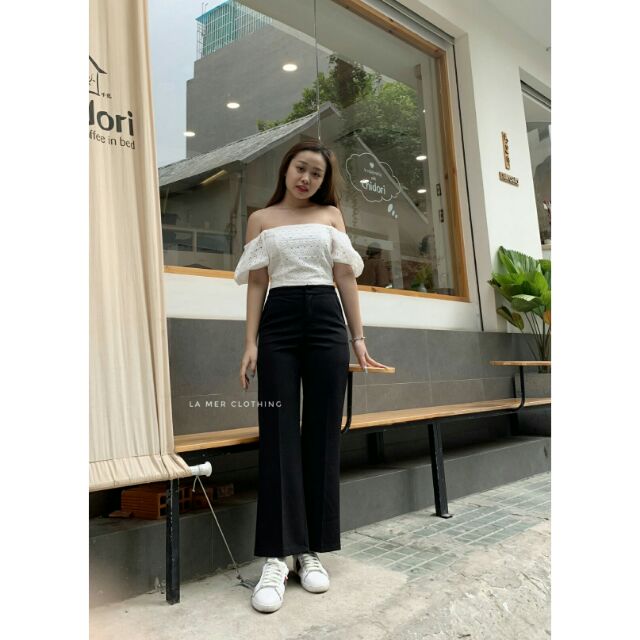 Quần tây ống loe kiểu Hàn