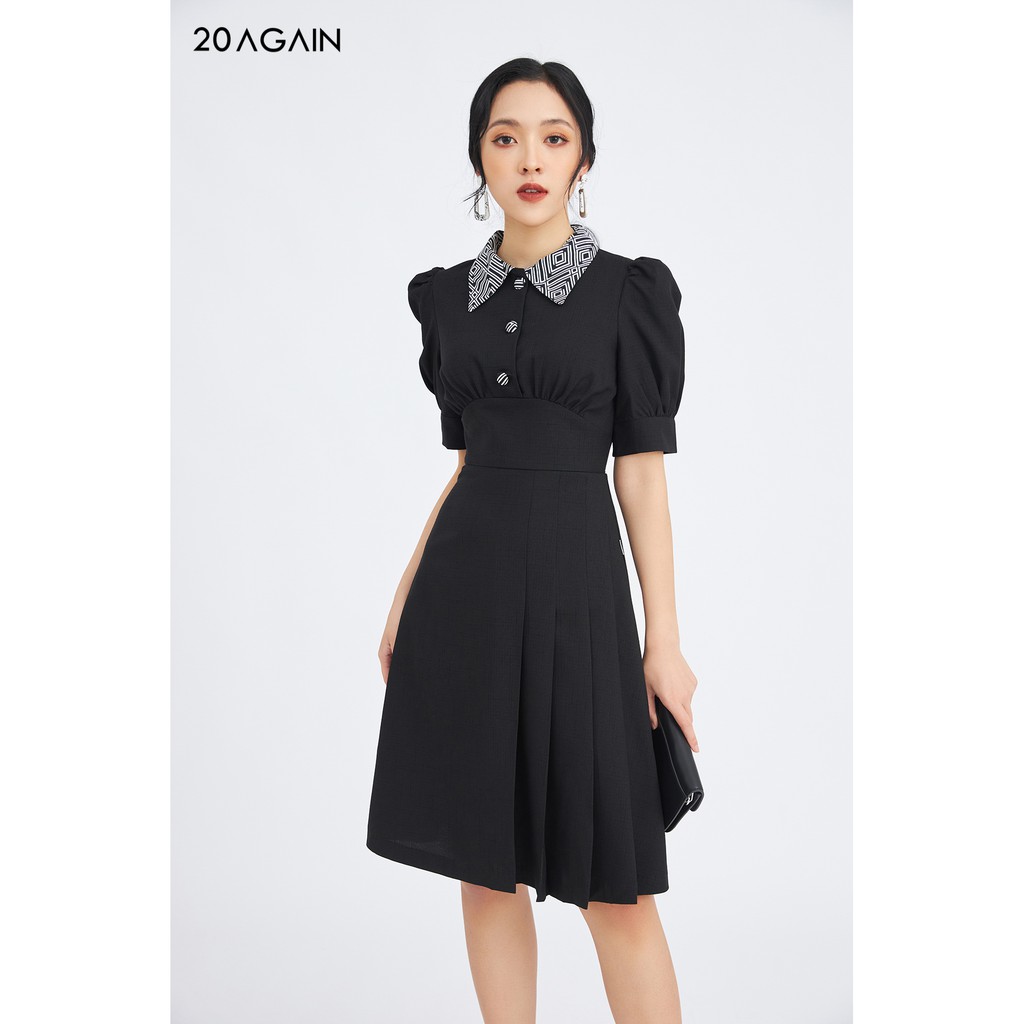 Đầm xòe dài tay phối cổ - 20 Again - DEA1091 | BigBuy360 - bigbuy360.vn
