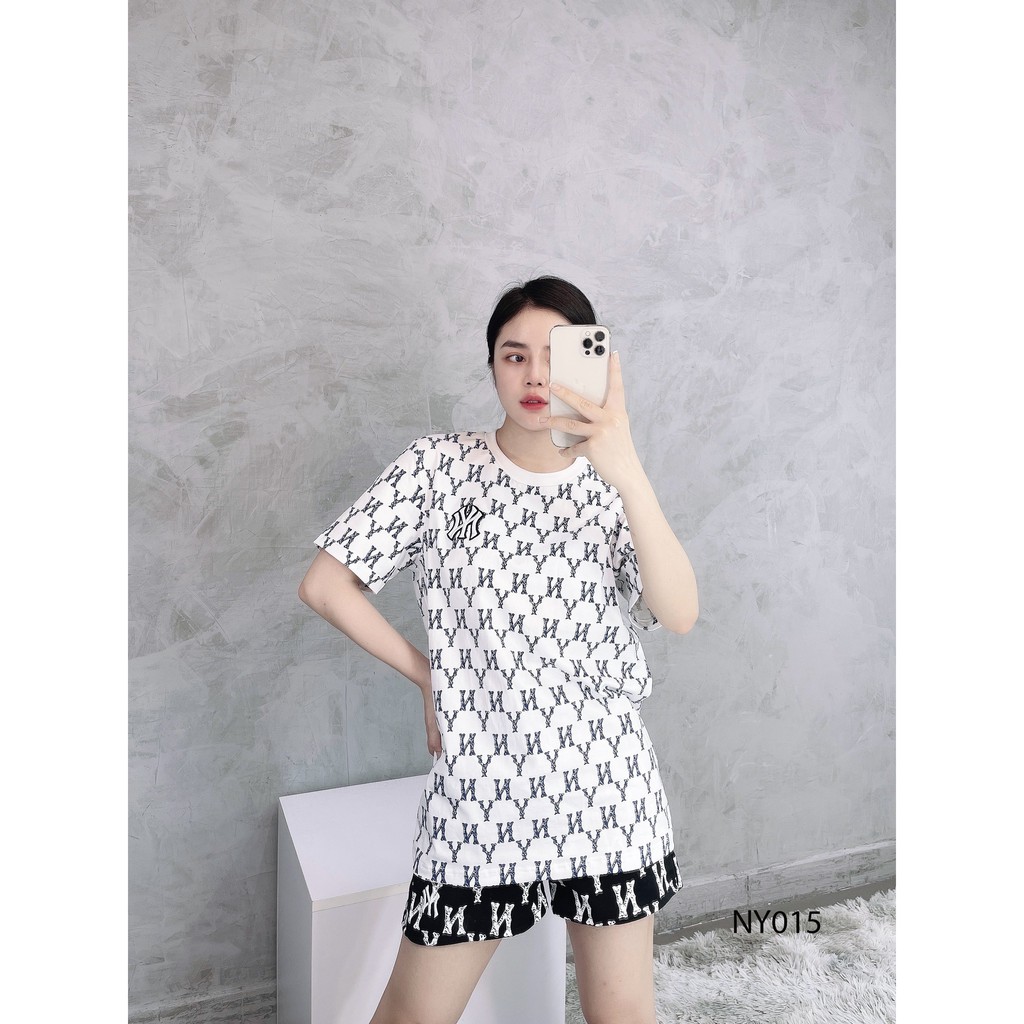 (HÀNG XUẤT XỊN) Áo trắng NY015 MONOGRAM N//Y LOGO TEE Made in V/N full tag code  Size XS S M L