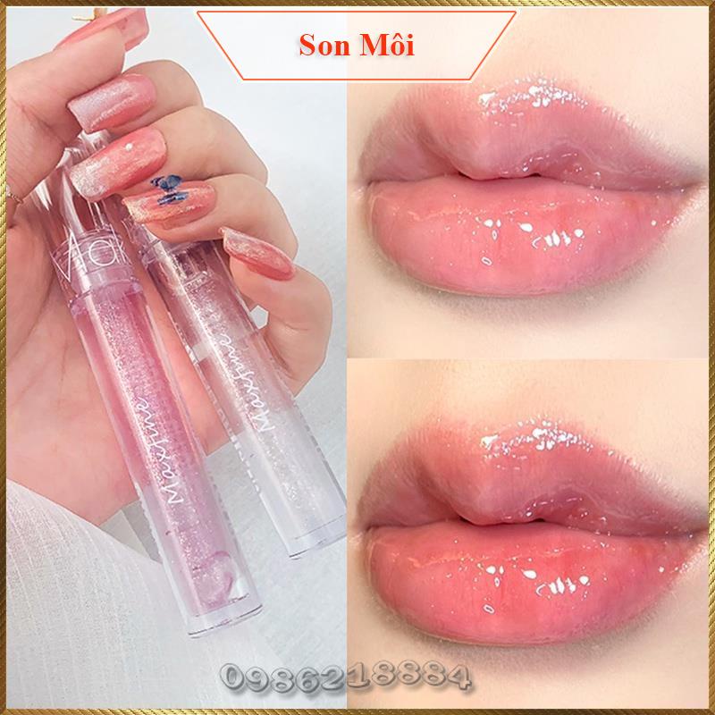 Son kem bóng ánh nhũ Maxfine Glasting Lip Gloss vừa lung linh vừa dưỡng ẩm MG741