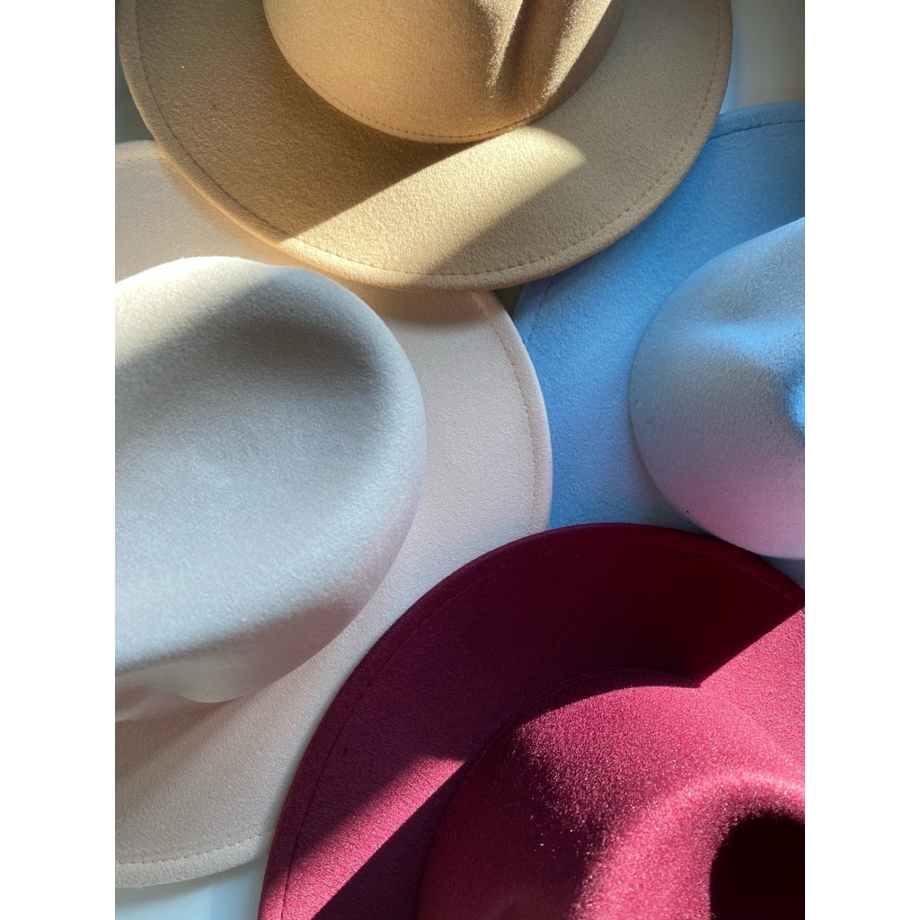 Nón Nỉ Mũ Cao Bồi Thiết Kế Hợp Thời Trang Cho Nam Và Nữ Fedora