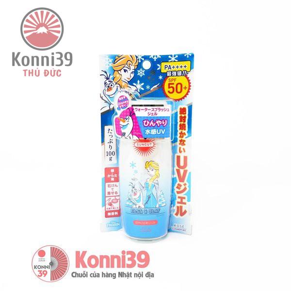 KEM CHỐNG NẮNG KOSE SUNCUT UV SPF50+/PA+++ DẠNG GEL (PHIÊN BẢN ELSA) 100GR - KHÔNG THẤM NƯỚC - HÀNG NHẬT NỘI ĐỊA