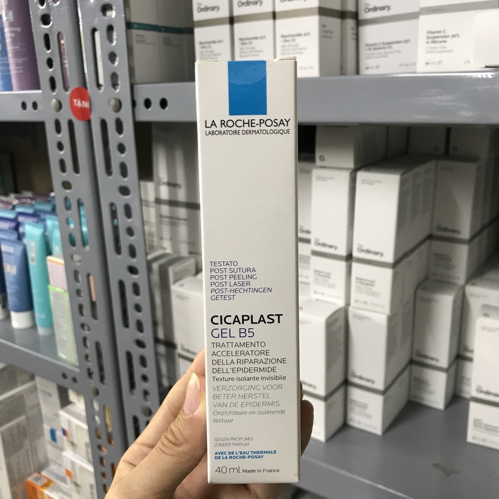 B5 LA ROCHE-POSAY GEL CICAPLAST - Gel B5 La Roche Posay Epidermal Recovery Accelerator phục hồi da, mờ sẹo 40ml