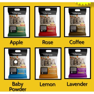 cát vệ sinh cho mèo bao 5L  (BENTONITE CAT LITTER)