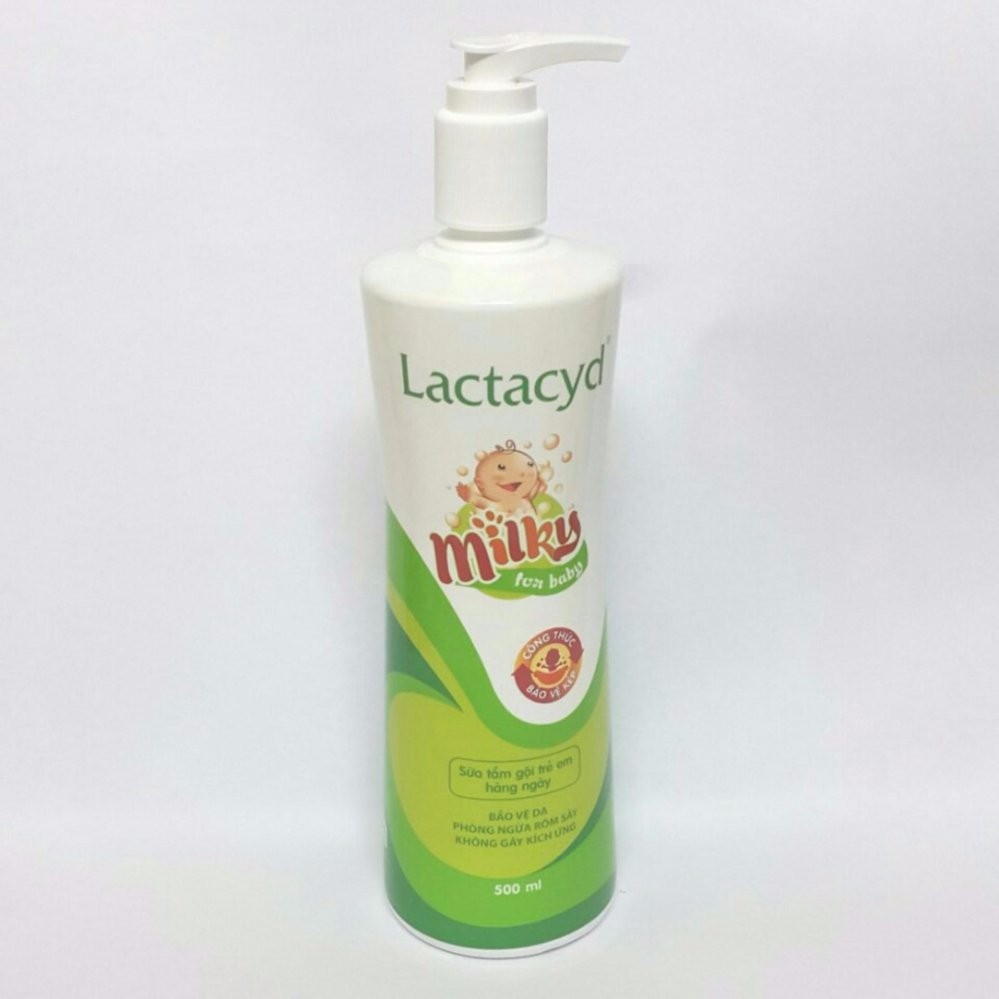 Sữa tắm trẻ em Lactacyd Milky 500ml