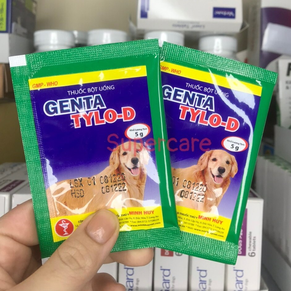 Genta Tylo D 5gr - Sốti Bỏ Ăn Chó Mèo