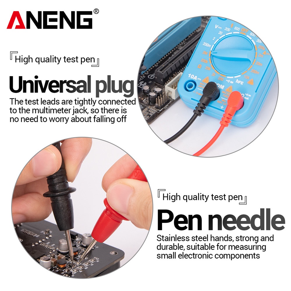 ANENG Bút Thử Điện Vạn Năng Kỹ Thuật Số pt840 1000v 10a Chuyên Dụng