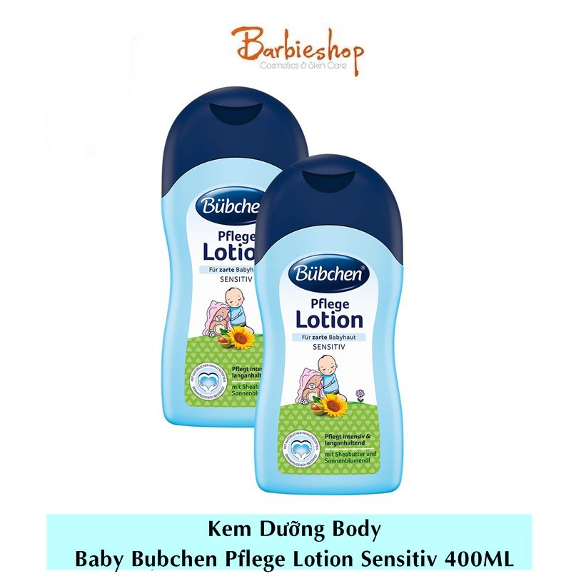 DƯỠNG BODY BABY BUBCHEN PFLEGE LOTION SENSITIV 400ML (KEM BÔI DƯỠNG DA CHO BÉ)