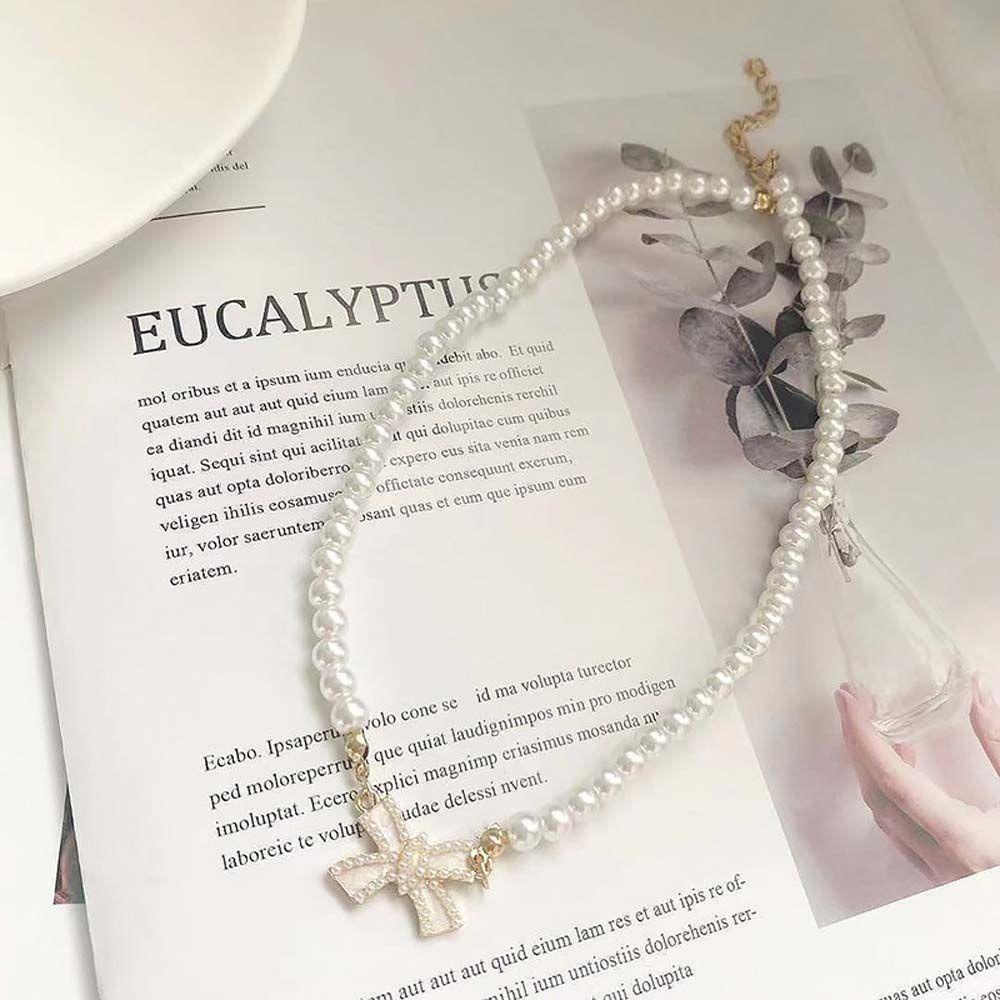 AROMA Vòng Cổ Choker Đính Nơ Phong Cách Vintage Thời Trang Dành Cho Nữ