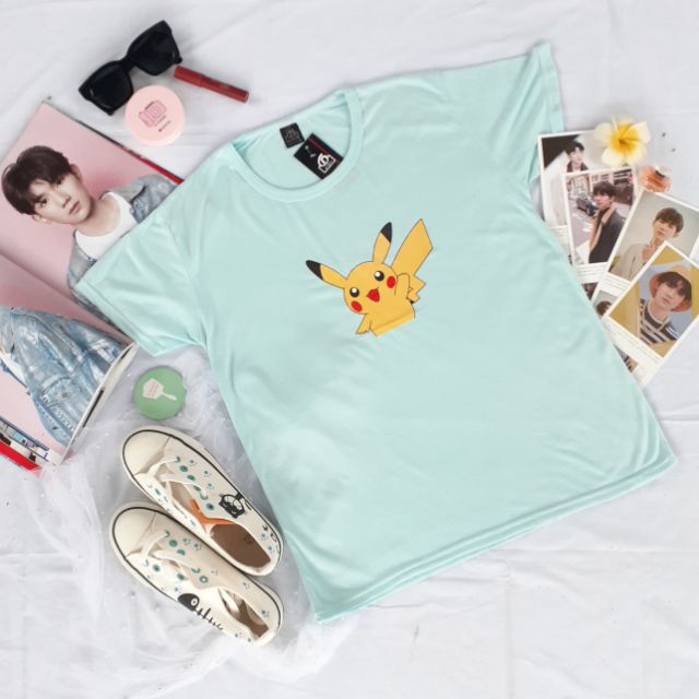 Áo Phông Unisex Pikachu Xinh Xắn Hàng Mới Xu Hướng Hè 2020 | BigBuy360 - bigbuy360.vn