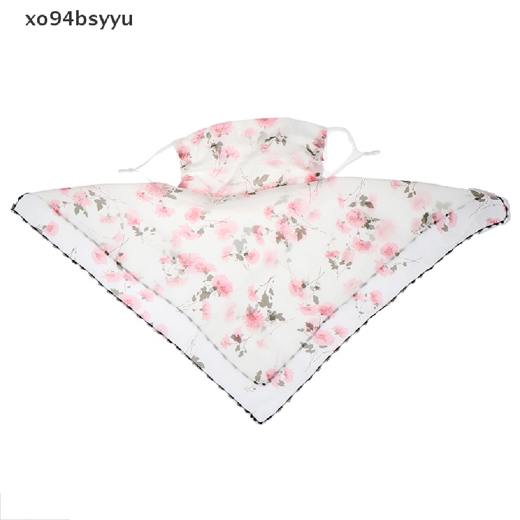 Xo94bsyu Khẩu Trang Chống Nắng Bằng Lụa Chất Lượng Cao Khẩu Trang Chiffon Che Phủ Mũi Chống Tia UV Khi Đi Ra Ngoài