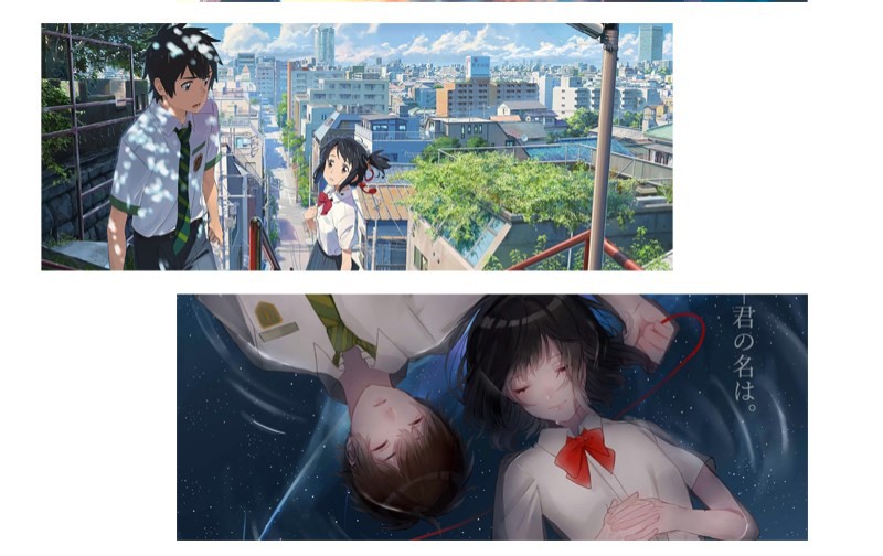 Tấm Lót Chuột Và Bàn Phím In Hình Anime Your Name