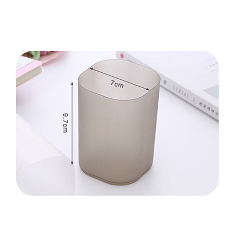 Giá Đỡ Bút/Đồ Trang Điểm/Bút Chì Để Bàn Màu Trắng Tiện Dụng Cho Trường Học/Văn Phòng