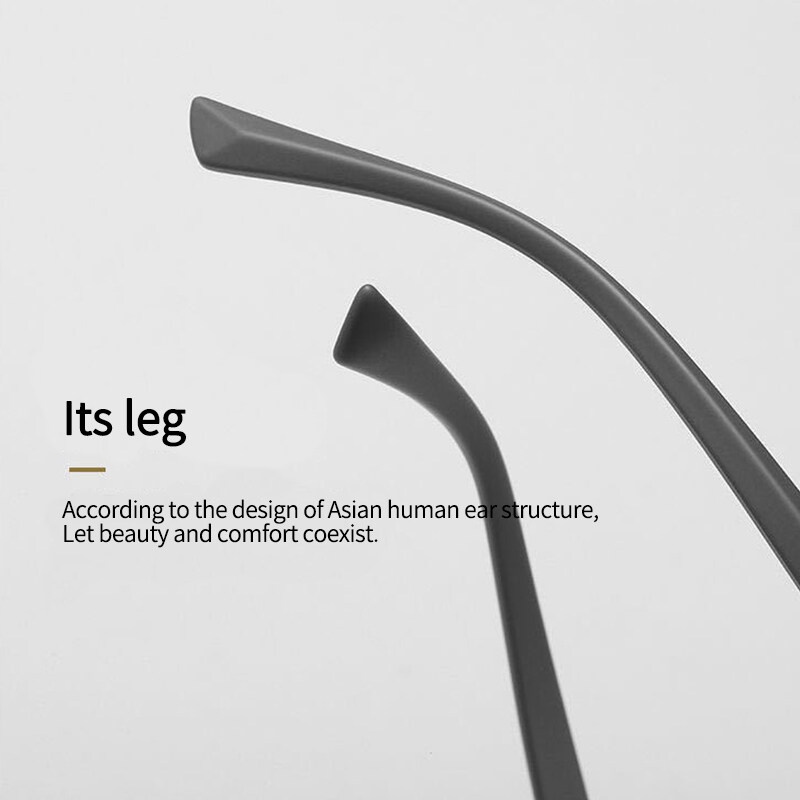 Kính Đọc Sách PTQ Nửa Gọng Thời Trang Công Sở Cho Nam