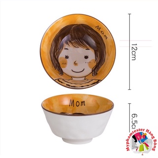 Bộ bát gia đình 4 món xinh xắn