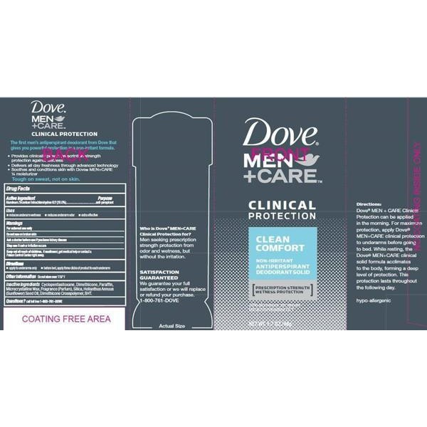 Lăn khử mùi nam Dove Men+Care, Extra Fresh, Clean Comfort,  76g