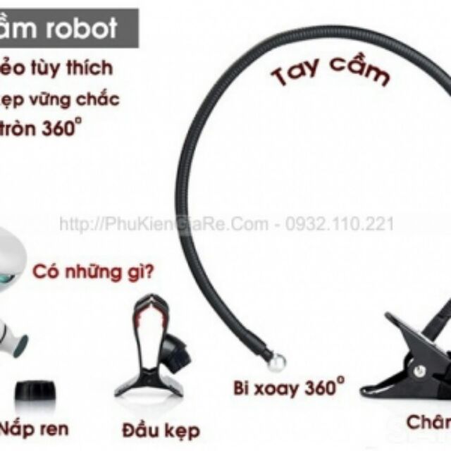 Giá đỡ đuôi khỉ còn được gọi là tay cầm ROBOT