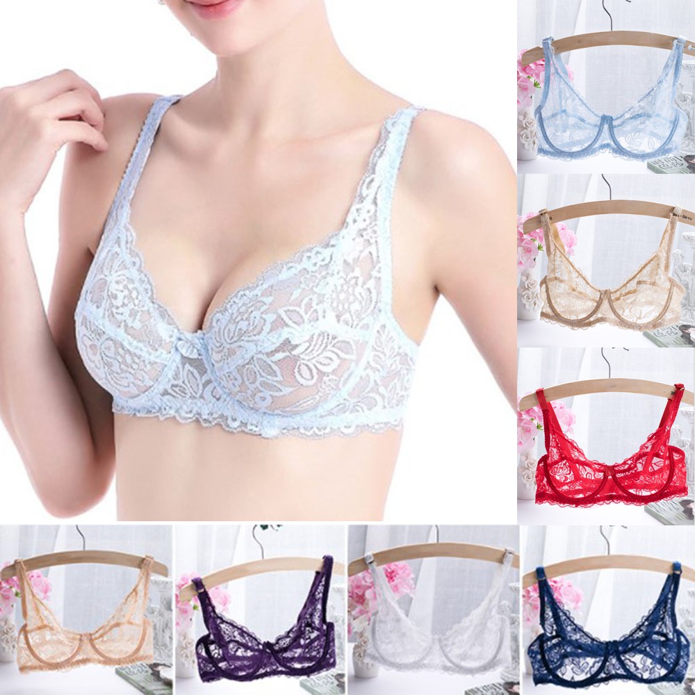 Áo ngực ren hoa xuyên thấu thiết kế gợi cảm cho nữ | BigBuy360 - bigbuy360.vn