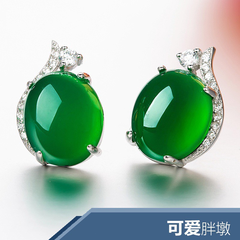 Khuyên Tai Đính Ngọc Thời Trang Hàn Quốc Dành Cho Nữ