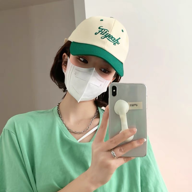 Mũ lưỡi trai MG STUDIO thêu chữ phối màu sắc thời trang cho nam và nữ