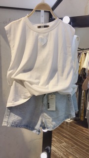 Áo tanktop tim (video+ảnh thật)