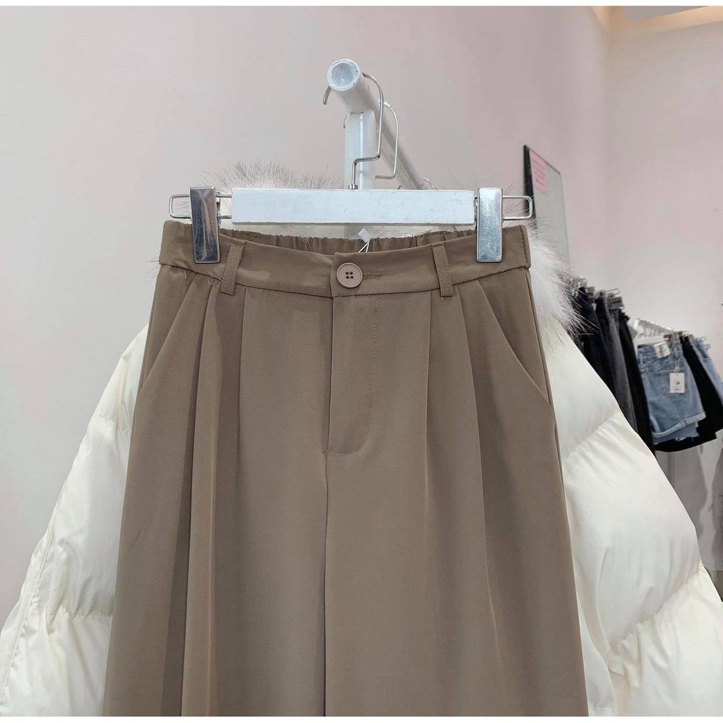 QUẦN CULOTTES SIÊU XINH, quần ống rộng vải đũi dày dặn mặc cực tôn dáng. Quần ống rộng nữ ulzzang | BigBuy360 - bigbuy360.vn