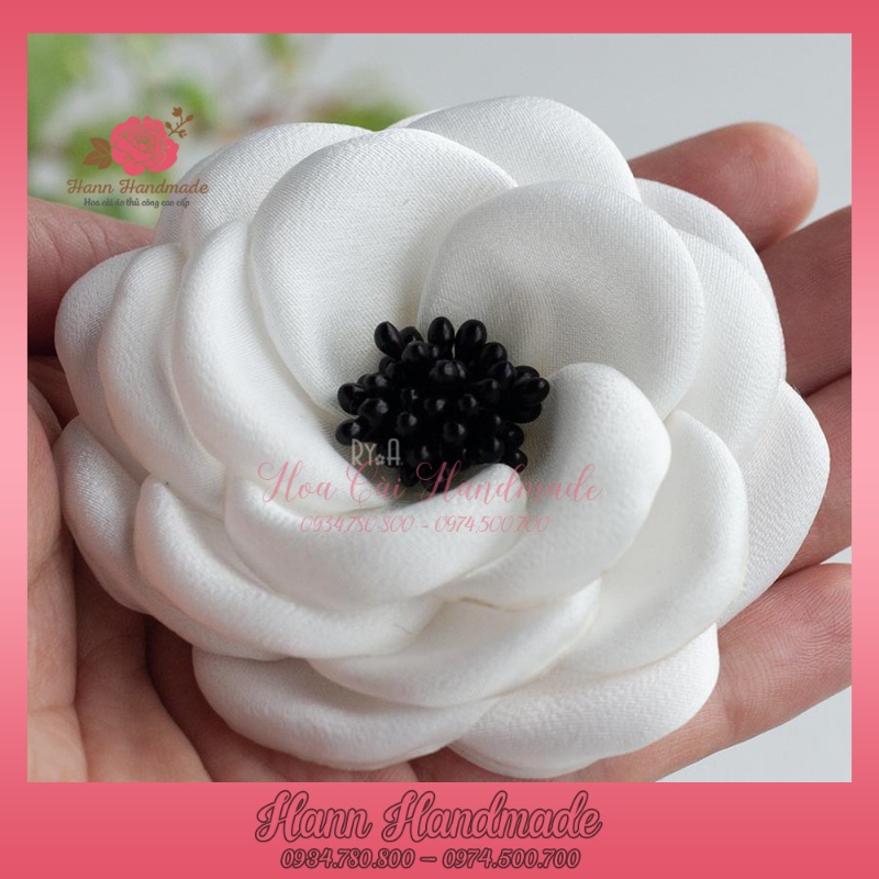 Hoa cài áo handmade [ ẢNH THẬT 100%], hoa cài làm thủ công chất liệu xin xò