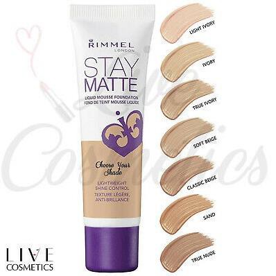 KEM NỀN KIỀM DẦU RIMMEL STAY MATTE LIQUID NHẬP KHẨU CHÍNH HÃNG