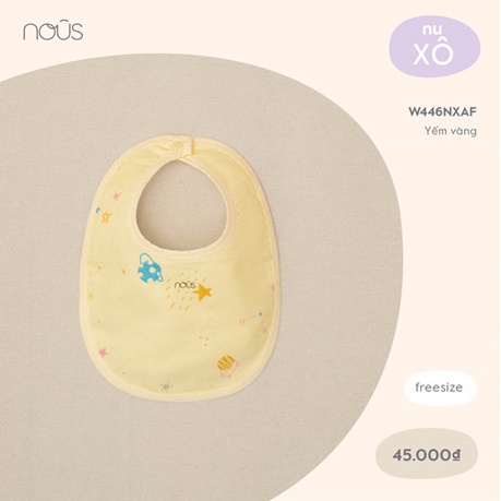 Yếm xô Nous cho bé sơ sinh
