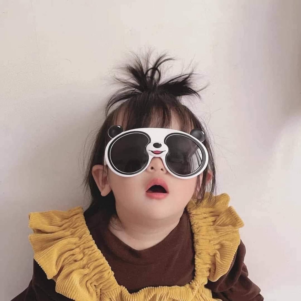 Kính Mát Trẻ Em Siêu Dễ Thương Hình Gấu Trúc Panda 2-10 Tuổi