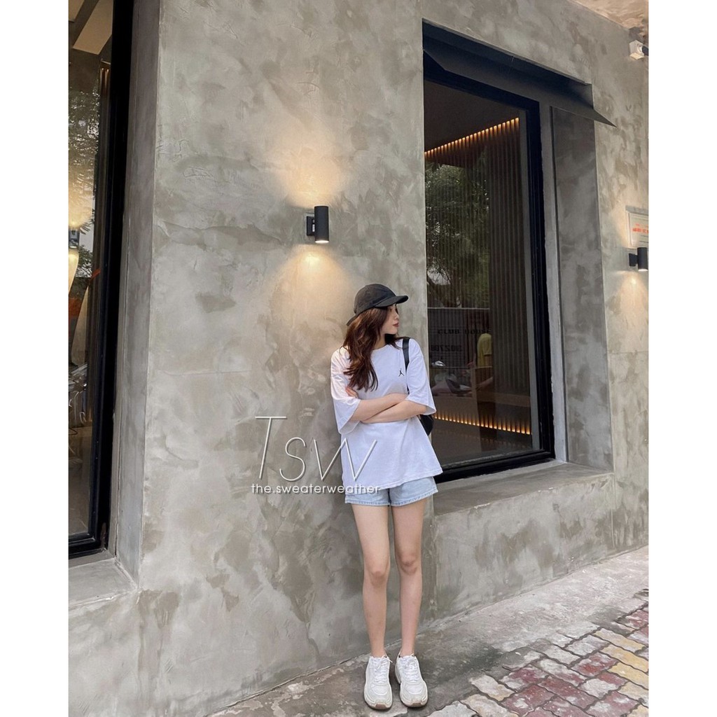 Áo Thun Bóng Rổ PEONYB Unisex [FREESHIP]🌸 Phông tay lỡ form rộng, dáng thể thao màu ĐEN | TRẮNG | BE nam nữ Ulzzang 🌸 | BigBuy360 - bigbuy360.vn